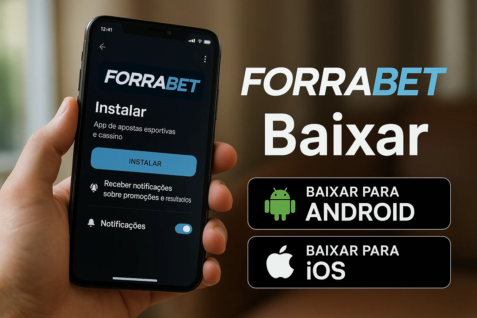 Baixar o FORABET Cassino App