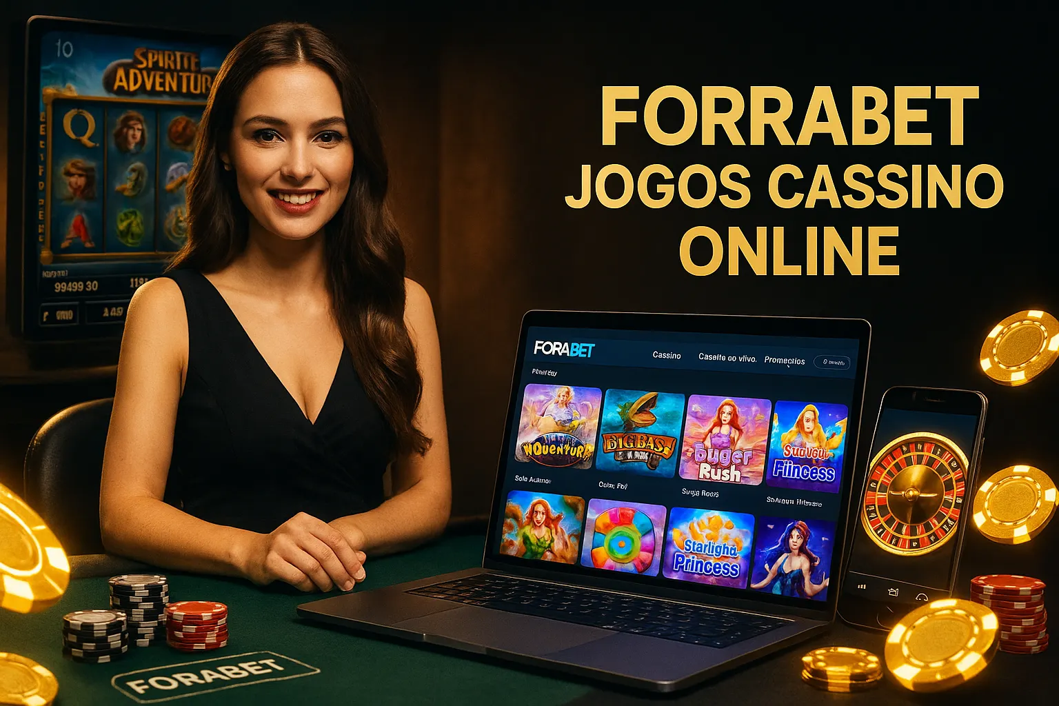 Jogos de cassino online inovadores e emocionantes na FORABET