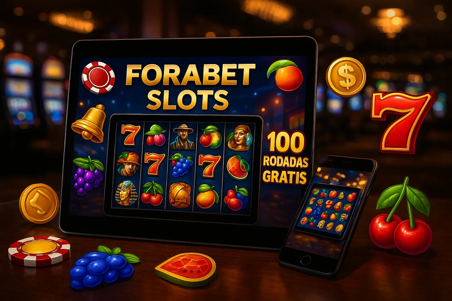 Explore o mundo das slot machines no FORABET Casino